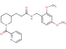 N-(2,4-dimethoxybenzyl)-3-[1-(2-pyridinylcarbonyl)-3-piperidinyl]propanamide