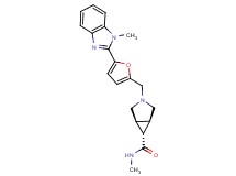 (1R*,5S*,6r)-N-methyl-3-{[5-(1-methyl-1H-benzimidazol-2-yl)-2-furyl]methyl}-3-azabicyclo[3.1.0]hexane-6-carboxamide