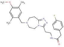 2-(4-fluorophenyl)-N-{2-[7-(4-methoxy-2,5-dimethylbenzyl)-6,7,8,9-tetrahydro-5H-[1,2,4]triazolo[4,3-d][1,4]diazepin-3-yl]ethyl}acetamide