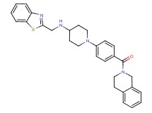 N-(1,3-benzothiazol-2-ylmethyl)-1-[4-(3,4-dihydro-2(1H)-isoquinolinylcarbonyl)phenyl]-4-piperidinamine