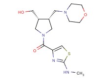 [(3R*,4R*)-1-{[2-(methylamino)-1,3-thiazol-4-yl]carbonyl}-4-(4-morpholinylmethyl)-3-pyrrolidinyl]methanol