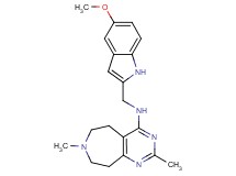 N-[(5-methoxy-1H-indol-2-yl)methyl]-2,7-dimethyl-6,7,8,9-tetrahydro-5H-pyrimido[4,5-d]azepin-4-amine