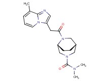 (1R*,5R*)-N,N-dimethyl-6-[(8-methylimidazo[1,2-a]pyridin-3-yl)acetyl]-3,6-diazabicyclo[3.2.2]nonane-3-carboxamide