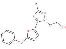 2-[5-(5-phenoxy-2-furyl)-1H-1,2,4-triazol-1-yl]ethanol
