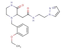 2-[1-(2-ethoxybenzyl)-3-oxo-2-piperazinyl]-N-[2-(1H-pyrazol-1-yl)ethyl]acetamide