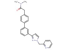 N,N-dimethyl-2-{3'-[1-(2-pyridinylmethyl)-1H-pyrazol-3-yl]-4-biphenylyl}acetamide