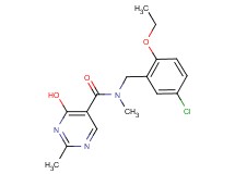 N-(5-chloro-2-ethoxybenzyl)-4-hydroxy-N,2-dimethylpyrimidine-5-carboxamide