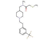 N-methyl-2-(methylthio)-N-[(1-{2-[3-(trifluoromethyl)phenyl]ethyl}-4-piperidinyl)methyl]acetamide