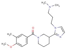 (3-{2-[1-(4-methoxy-3-methylbenzoyl)piperidin-3-yl]-1H-imidazol-1-yl}propyl)dimethylamine