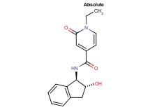 1-ethyl-N-[(1R,2R)-2-hydroxy-2,3-dihydro-1H-inden-1-yl]-2-oxo-1,2-dihydropyridine-4-carboxamide