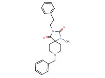 8-benzyl-1-methyl-3-(2-phenylethyl)-1,3,8-triazaspiro[4.5]decane-2,4-dione