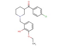 (4-chlorophenyl)[1-(3-ethoxy-2-hydroxybenzyl)-3-piperidinyl]methanone