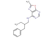 N-(2-benzylbutyl)-2-methyl[1,3]oxazolo[5,4-d]pyrimidin-7-amine