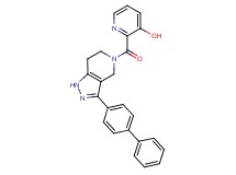 2-[(3-biphenyl-4-yl-1,4,6,7-tetrahydro-5H-pyrazolo[4,3-c]pyridin-5-yl)carbonyl]pyridin-3-ol