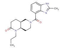 (4aS*,8aR*)-6-[(2-methyl-1H-benzimidazol-4-yl)carbonyl]-1-propyloctahydro-1,6-naphthyridin-2(1H)-one