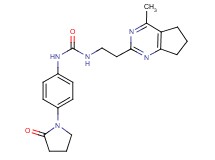 N-[2-(4-methyl-6,7-dihydro-5H-cyclopenta[d]pyrimidin-2-yl)ethyl]-N'-[4-(2-oxopyrrolidin-1-yl)phenyl]urea