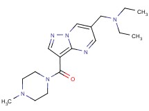 N-ethyl-N-({3-[(4-methylpiperazin-1-yl)carbonyl]pyrazolo[1,5-a]pyrimidin-6-yl}methyl)ethanamine