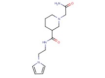 1-(2-amino-2-oxoethyl)-N-[2-(1H-pyrrol-1-yl)ethyl]-3-piperidinecarboxamide