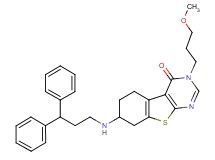 7-[(3,3-diphenylpropyl)amino]-3-(3-methoxypropyl)-5,6,7,8-tetrahydro[1]benzothieno[2,3-d]pyrimidin-4(3H)-one