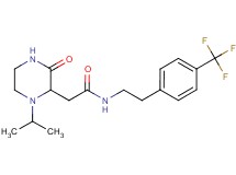 2-(1-isopropyl-3-oxo-2-piperazinyl)-N-{2-[4-(trifluoromethyl)phenyl]ethyl}acetamide