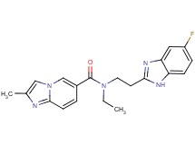 N-ethyl-N-[2-(5-fluoro-1H-benzimidazol-2-yl)ethyl]-2-methylimidazo[1,2-a]pyridine-6-carboxamide
