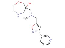 6-[(methyl{[3-(3-pyridinyl)-5-isoxazolyl]methyl}amino)methyl]-1,4-oxazepan-6-ol dihydrochloride