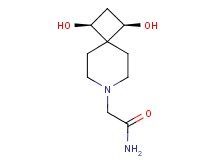 2-[(1R*,3S*)-1,3-dihydroxy-7-azaspiro[3.5]non-7-yl]acetamide