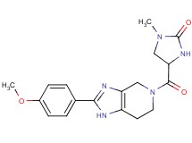 4-{[2-(4-methoxyphenyl)-1,4,6,7-tetrahydro-5H-imidazo[4,5-c]pyridin-5-yl]carbonyl}-1-methylimidazolidin-2-one