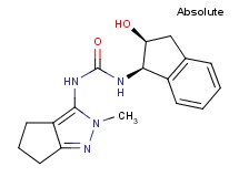 N-[(1R,2S)-2-hydroxy-2,3-dihydro-1H-inden-1-yl]-N'-(2-methyl-2,4,5,6-tetrahydrocyclopenta[c]pyrazol-3-yl)urea