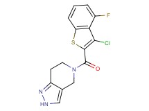 5-[(3-chloro-4-fluoro-1-benzothien-2-yl)carbonyl]-4,5,6,7-tetrahydro-2H-pyrazolo[4,3-c]pyridine