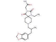 2-{8-[3-(1,3-benzodioxol-5-yl)-2-methylpropyl]-1-ethyl-2,4-dioxo-1,3,8-triazaspiro[4.5]dec-3-yl}acetamide