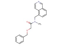 2-(benzyloxy)-N-(5-isoquinolinylmethyl)-N-methylacetamide