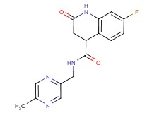 7-fluoro-N-[(5-methylpyrazin-2-yl)methyl]-2-oxo-1,2,3,4-tetrahydroquinoline-4-carboxamide