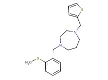 1-[2-(methylthio)benzyl]-4-(2-thienylmethyl)-1,4-diazepane