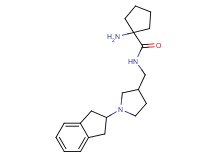 1-amino-N-{[1-(2,3-dihydro-1H-inden-2-yl)-3-pyrrolidinyl]methyl}cyclopentanecarboxamide dihydrochloride