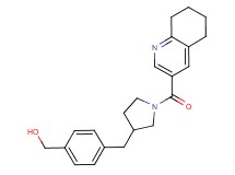 (4-{[1-(5,6,7,8-tetrahydroquinolin-3-ylcarbonyl)pyrrolidin-3-yl]methyl}phenyl)methanol