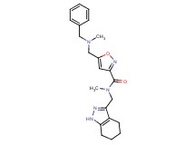5-{[benzyl(methyl)amino]methyl}-N-methyl-N-(4,5,6,7-tetrahydro-1H-indazol-3-ylmethyl)-3-isoxazolecarboxamide