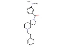 N,N-dimethyl-3-{[7-(2-phenylethyl)-2,7-diazaspiro[4.5]dec-2-yl]carbonyl}aniline