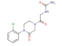 N-{2-[4-(2-chlorophenyl)-3-oxo-1-piperazinyl]-2-oxoethyl}urea