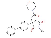 3-(4-biphenylyl)-1-methyl-3-[2-(4-morpholinyl)-2-oxoethyl]-2,5-pyrrolidinedione