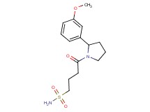 4-[2-(3-methoxyphenyl)-1-pyrrolidinyl]-4-oxo-1-butanesulfonamide