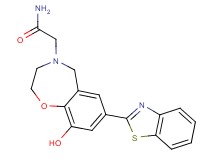 2-[7-(1,3-benzothiazol-2-yl)-9-hydroxy-2,3-dihydro-1,4-benzoxazepin-4(5H)-yl]acetamide
