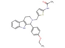 N-(5-{[1-(4-ethoxyphenyl)-1,3,4,9-tetrahydro-2H-beta-carbolin-2-yl]methyl}-2-thienyl)acetamide