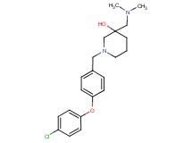 1-[4-(4-chlorophenoxy)benzyl]-3-[(dimethylamino)methyl]-3-piperidinol