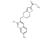 methyl 5-[(2-hydroxy-7-methylquinolin-3-yl)methyl]-4,5,6,7-tetrahydropyrazolo[1,5-a]pyrazine-2-carboxylate