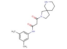 3-(2,7-diazaspiro[4.5]dec-2-yl)-N-(3,5-dimethylphenyl)-3-oxopropanamide hydrochloride