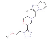 3-({2-[1-(2-methoxyethyl)-1H-tetrazol-5-yl]morpholin-4-yl}methyl)-2-methylimidazo[1,2-a]pyridine