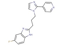 5-fluoro-2-[3-(2-pyridin-4-yl-1H-imidazol-1-yl)propyl]-1H-benzimidazole