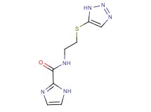 N-[2-(1H-1,2,3-triazol-5-ylthio)ethyl]-1H-imidazole-2-carboxamide