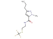 1-methyl-3-propyl-N-{2-[(trifluoromethyl)thio]ethyl}-1H-pyrazole-5-carboxamide